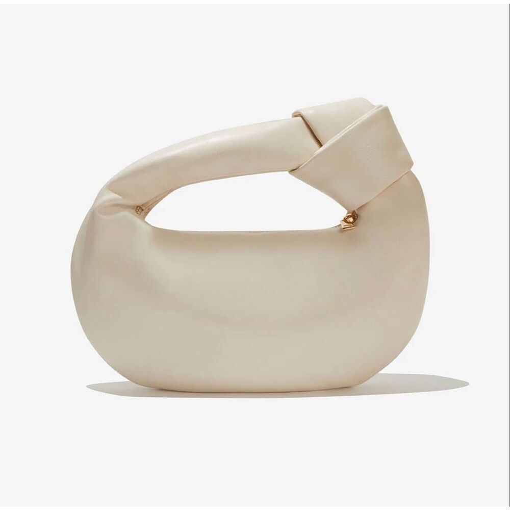 Melie Bianco Alexandra Cream Vegan Top Handle Bag